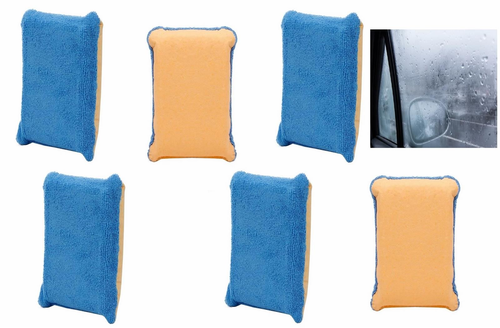 6x De Mister Pad Clean Car Windsreen Water Winter Condensation Drying Microfibre