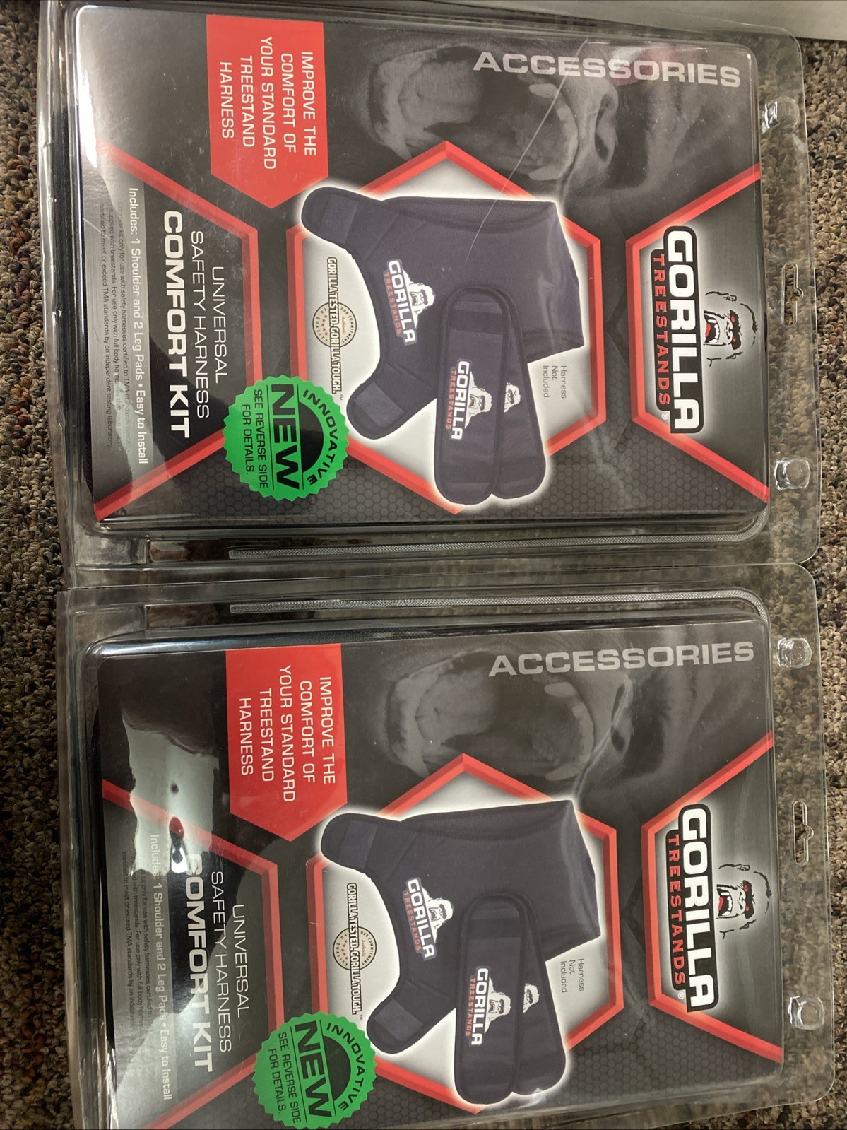 Gorilla Treestand Universal Safety Harness Comfort Kit (Lot of 2)