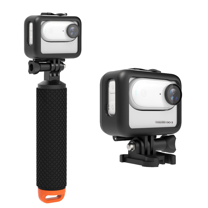 For Insta360 GO 3 Action Camera Battery Box Protective Cage Cover Case with Base