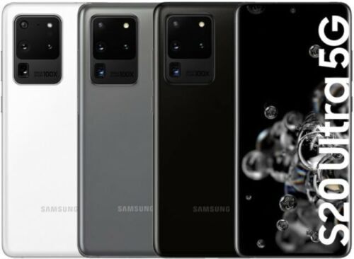 Samsung Galaxy S20 Ultra 5G G988U  128GB /512GB Unlocked Smartphone OPEN BOX A+