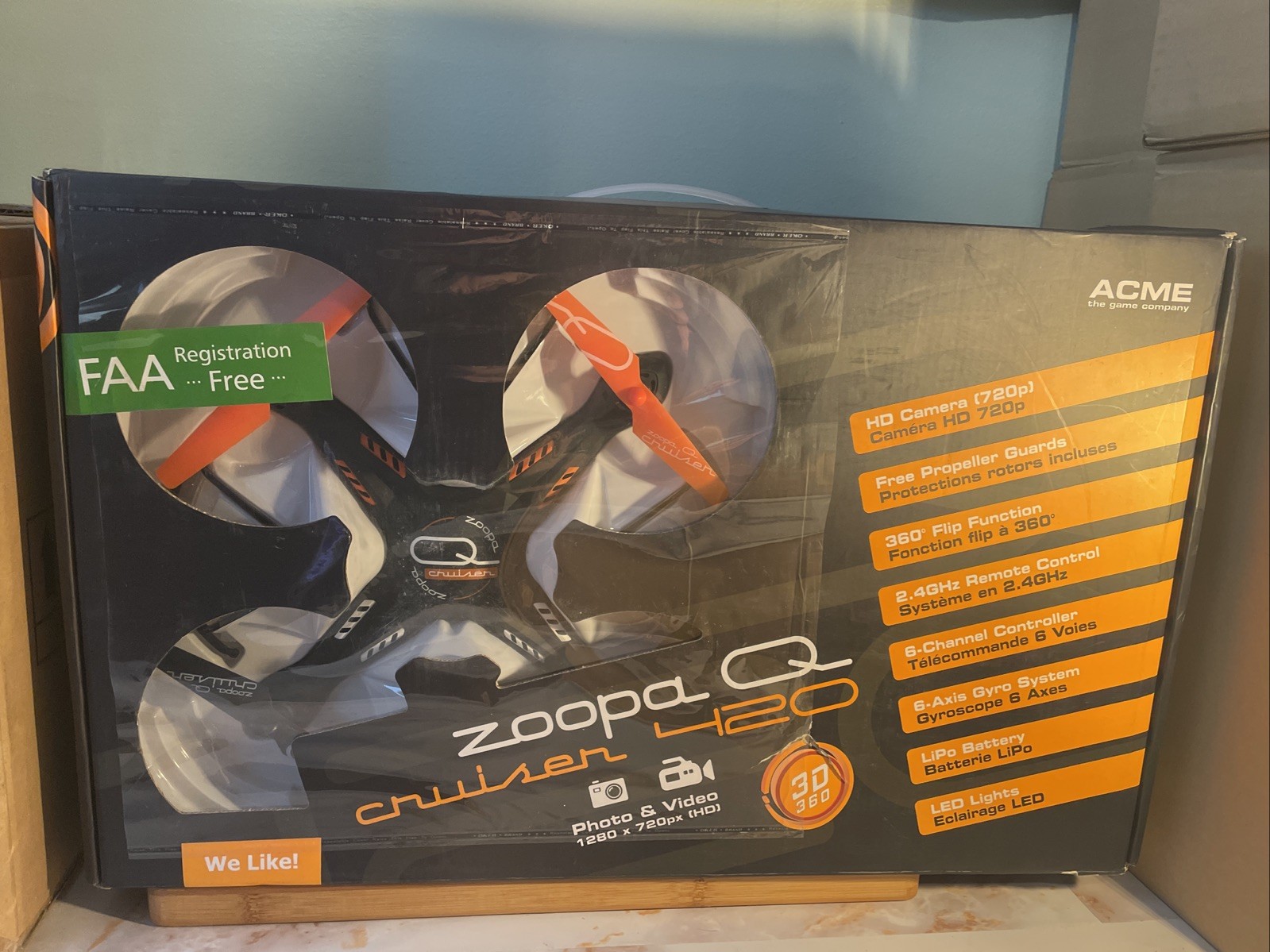 New Zoopa Q420 Cruiser 6 Axis Gyro RC Quadcopter Drone W/ Integrated HD Camera