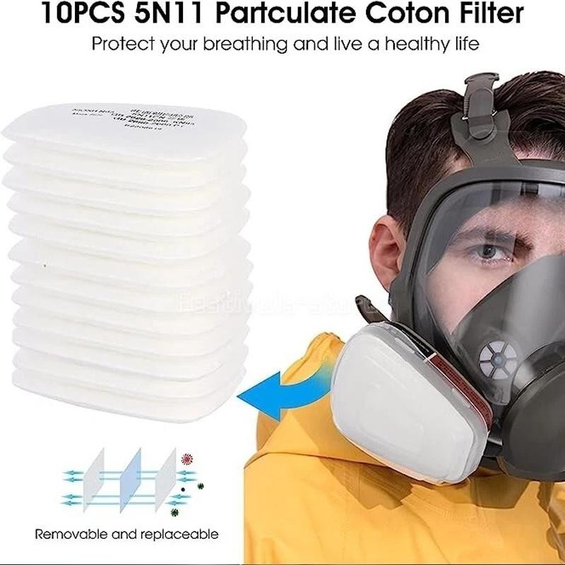 Full Face Gas Mask Painting Spraying Respirator W/Filters For 6800 Facepiece US