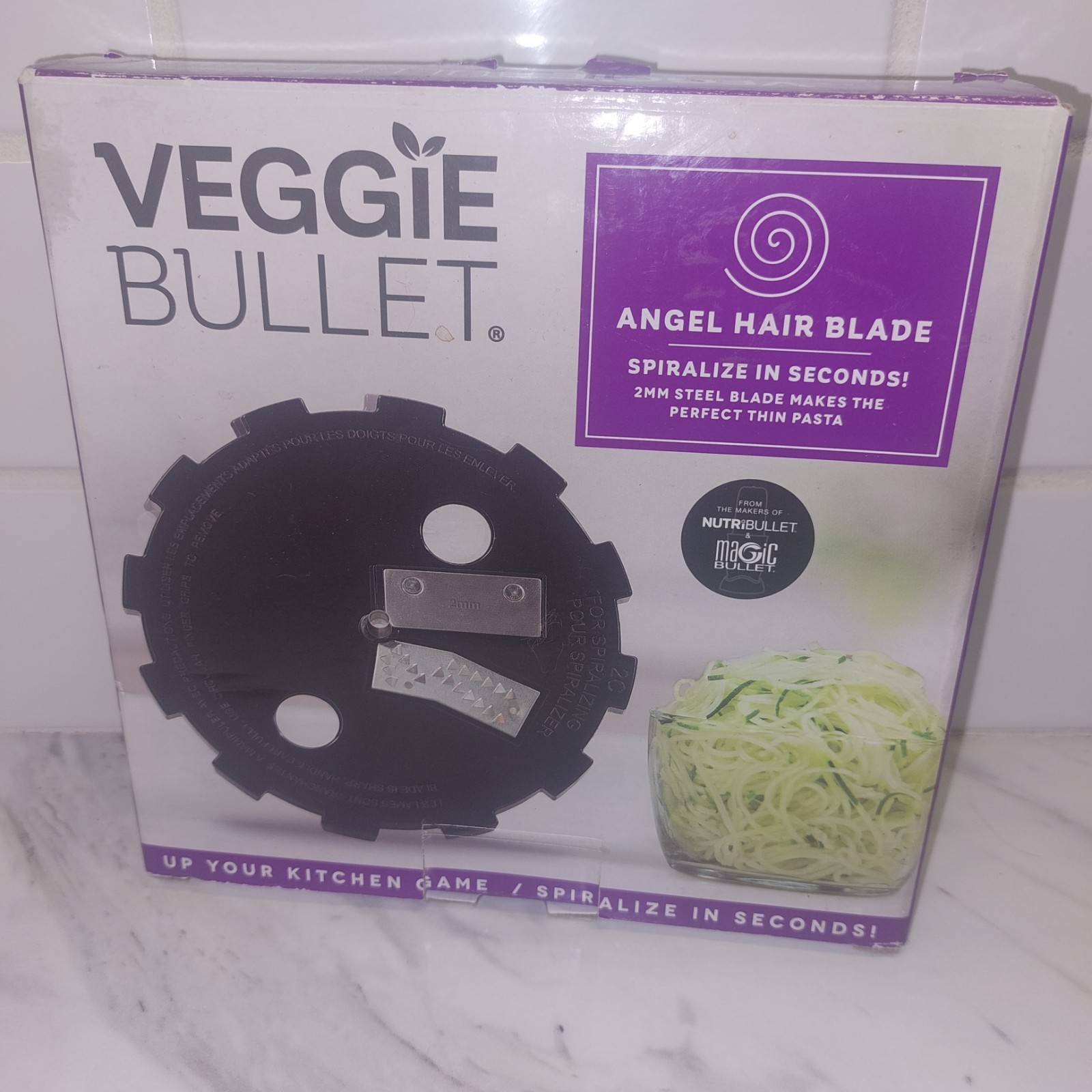Veggie Bullet Angel Hair Blade Spiralize  Attachment