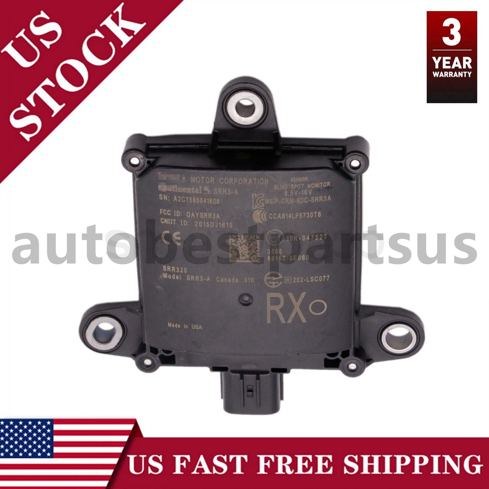 Genuine OEM Blind Spot Monitor Radar Module For Lexus RX350 RX450h 2016-2019