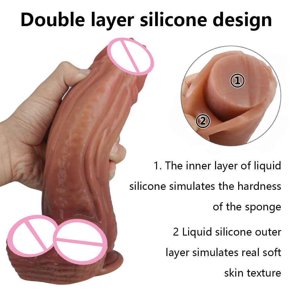 Dildo9Inch Realistic Lifelike Big Real Dong Suction Cup Waterproof Women Toy