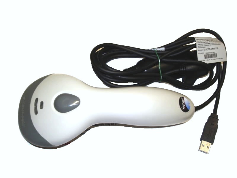 Metrologic MS9540 Barcode Scanner WHITE + 8ft MX009 USB Cable + 6 Month Warranty