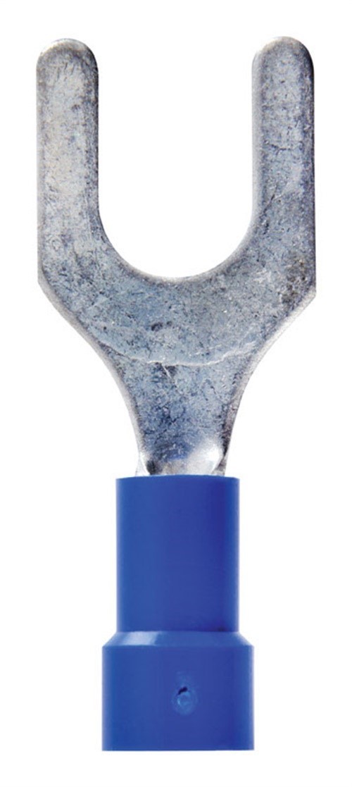 Jandorf 60923 Copper Vinyl-Insulated 1/4 in. Stud Spade Terminal 16 to 14 AWG