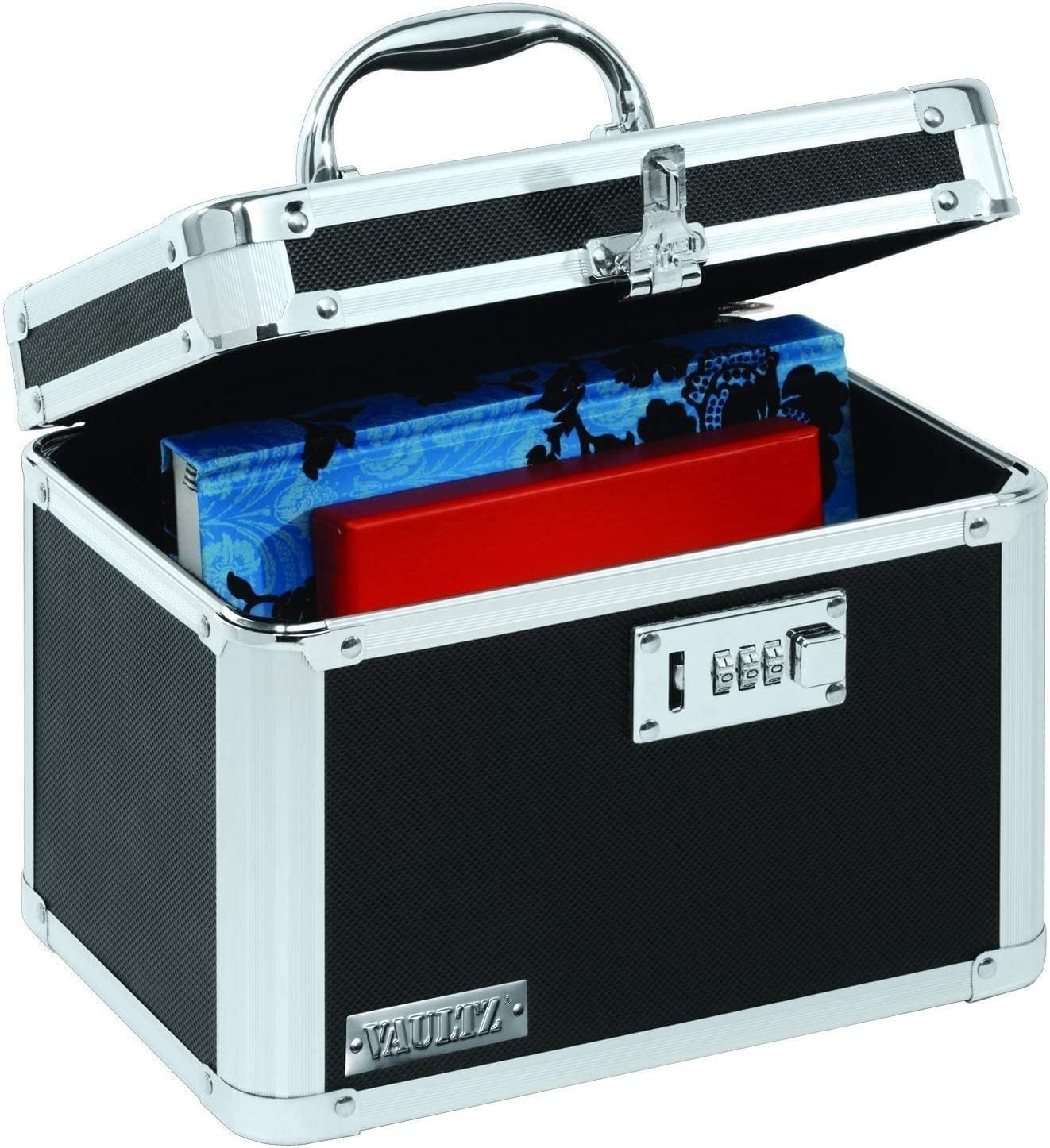 Combination Security Lock Box for Documents and Valuables - Durable & Portable