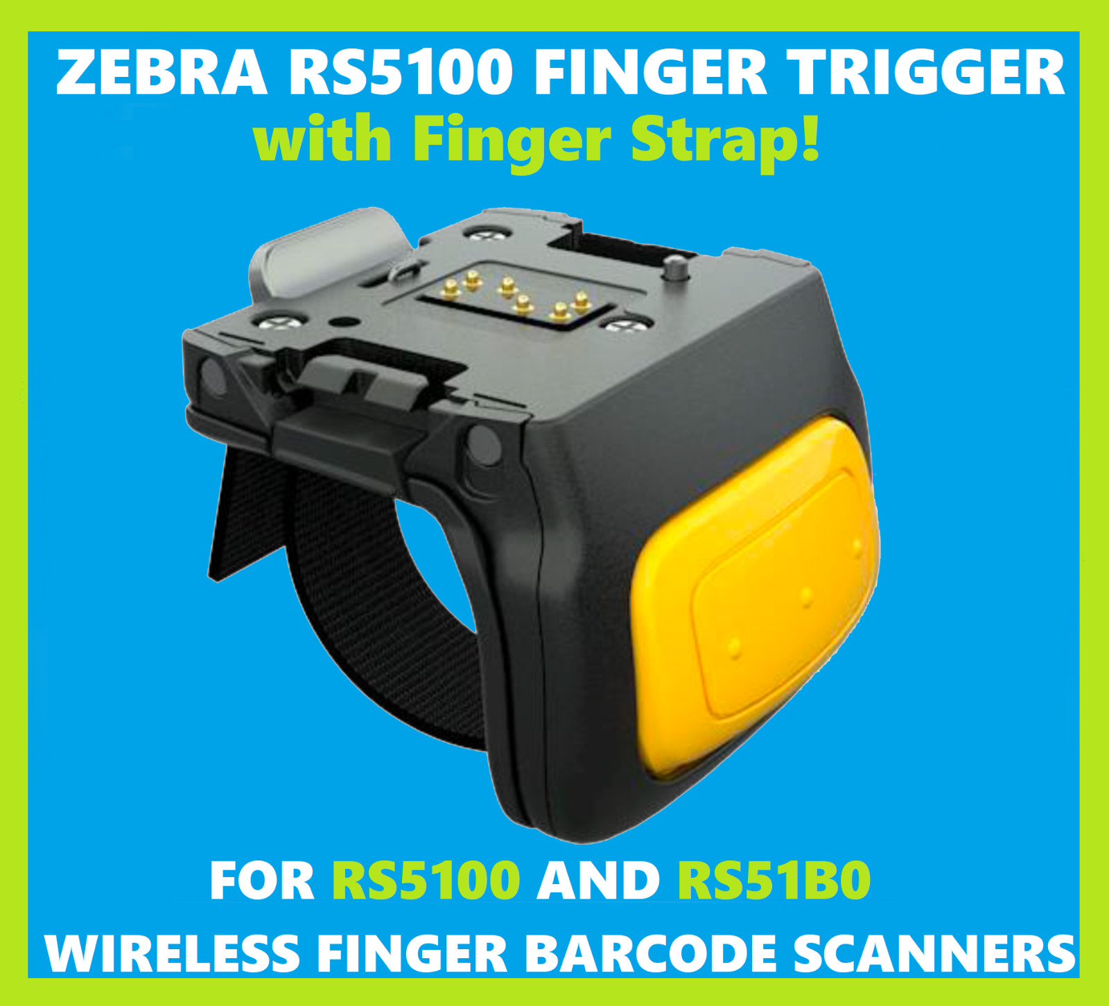 ✅Finger Trigger for Zebra RS5100, RS51B0, RS51C0 | Replaces SG-RS51-TRGSS-02!🔥⭐