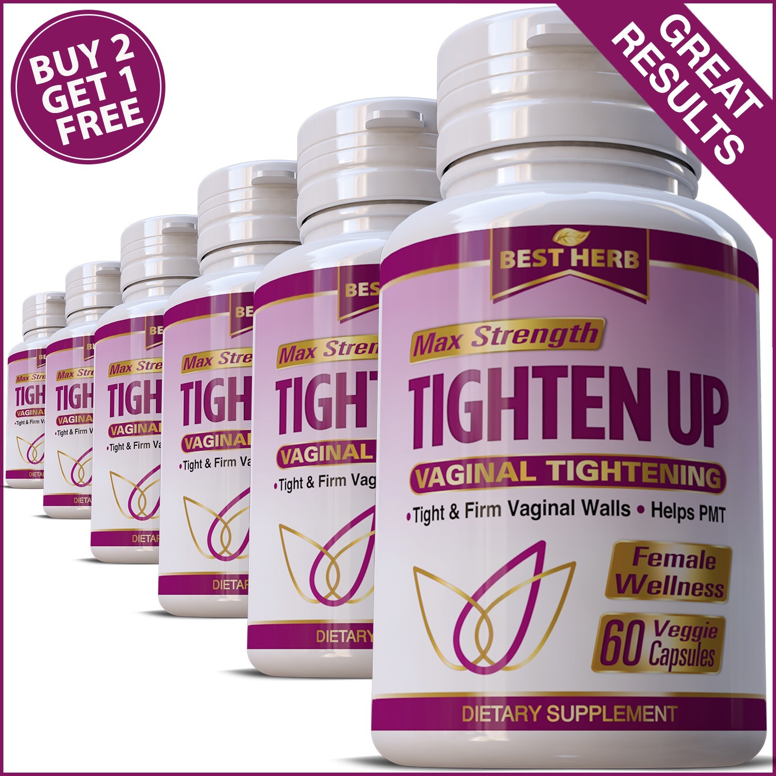 VAGINAL WALLS TIGHTENING PILLS ORGANIC NATURAL STOP ODOR FIRMER TIGHTER UTERUS