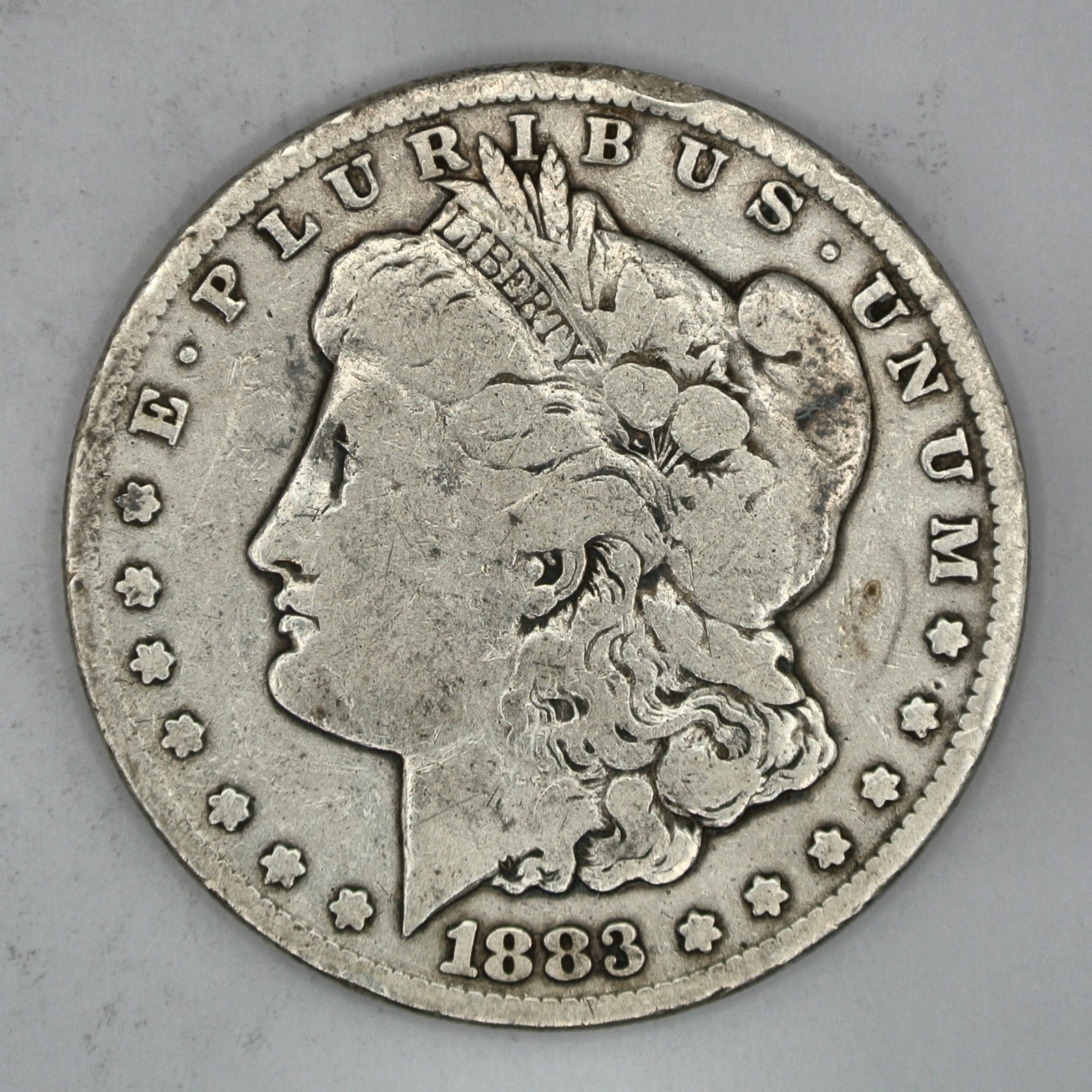 1883-CC Morgan Silver Dollar