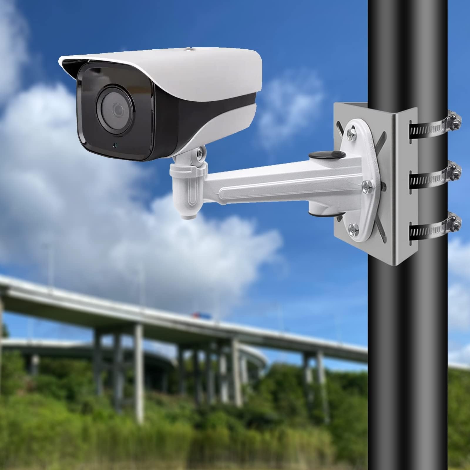 Stainless Steel Wall Mount Bracket for CCTV PTZ Dome Camera 2-Pack