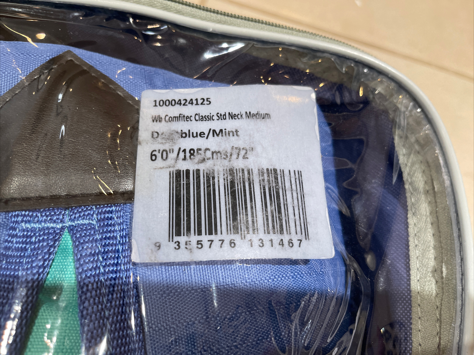 Weatherbeeta Comfitec Classic Std Neck Turnout Blanket 220g 72" Deft Blue/Mint