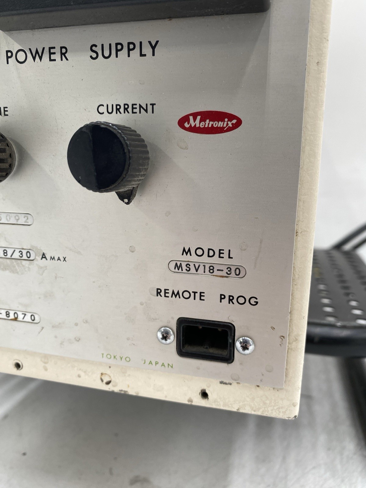 METRONIX MNP MSV18-30 REGULATED POWER SUPPLY