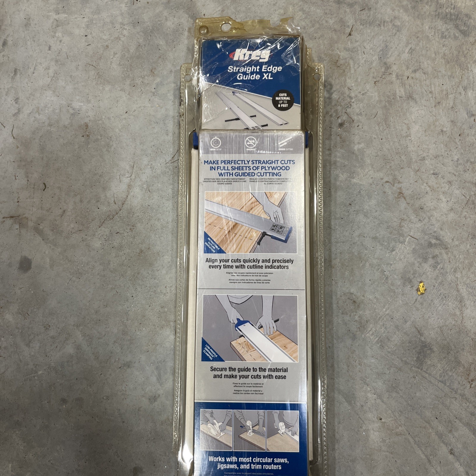 Kreg XL 8 ft. Straight Edge Guide New Open Box