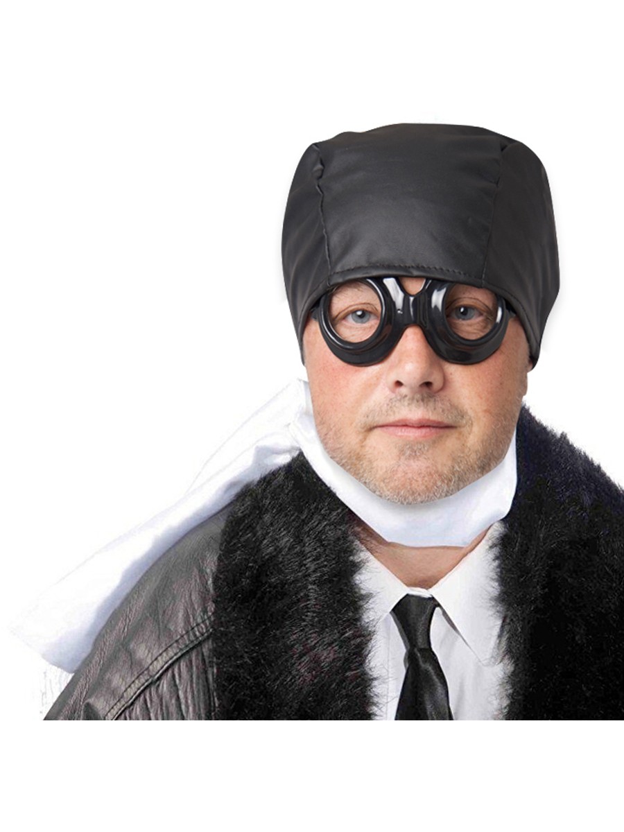 Adult's Aviator Pilot Goggles Costume Accessory
