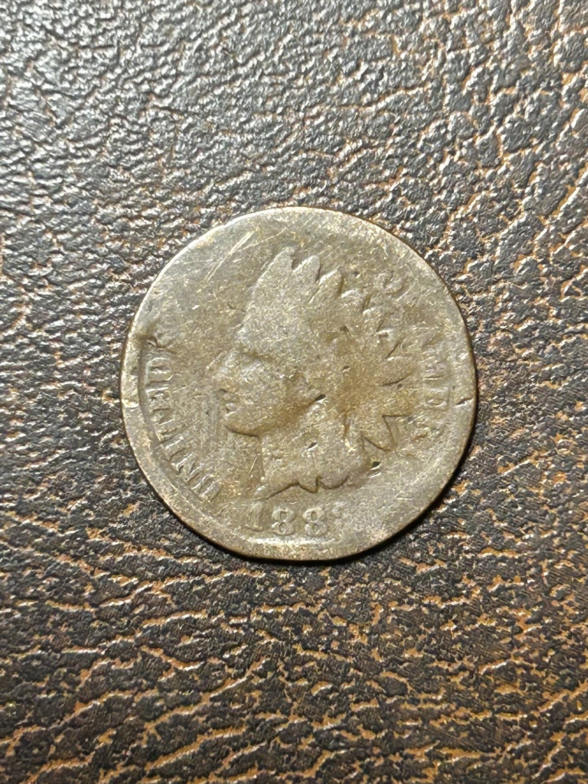 1883 Indian Head Cent Good Condition Exact Coin Pictured Free Shipping #A11