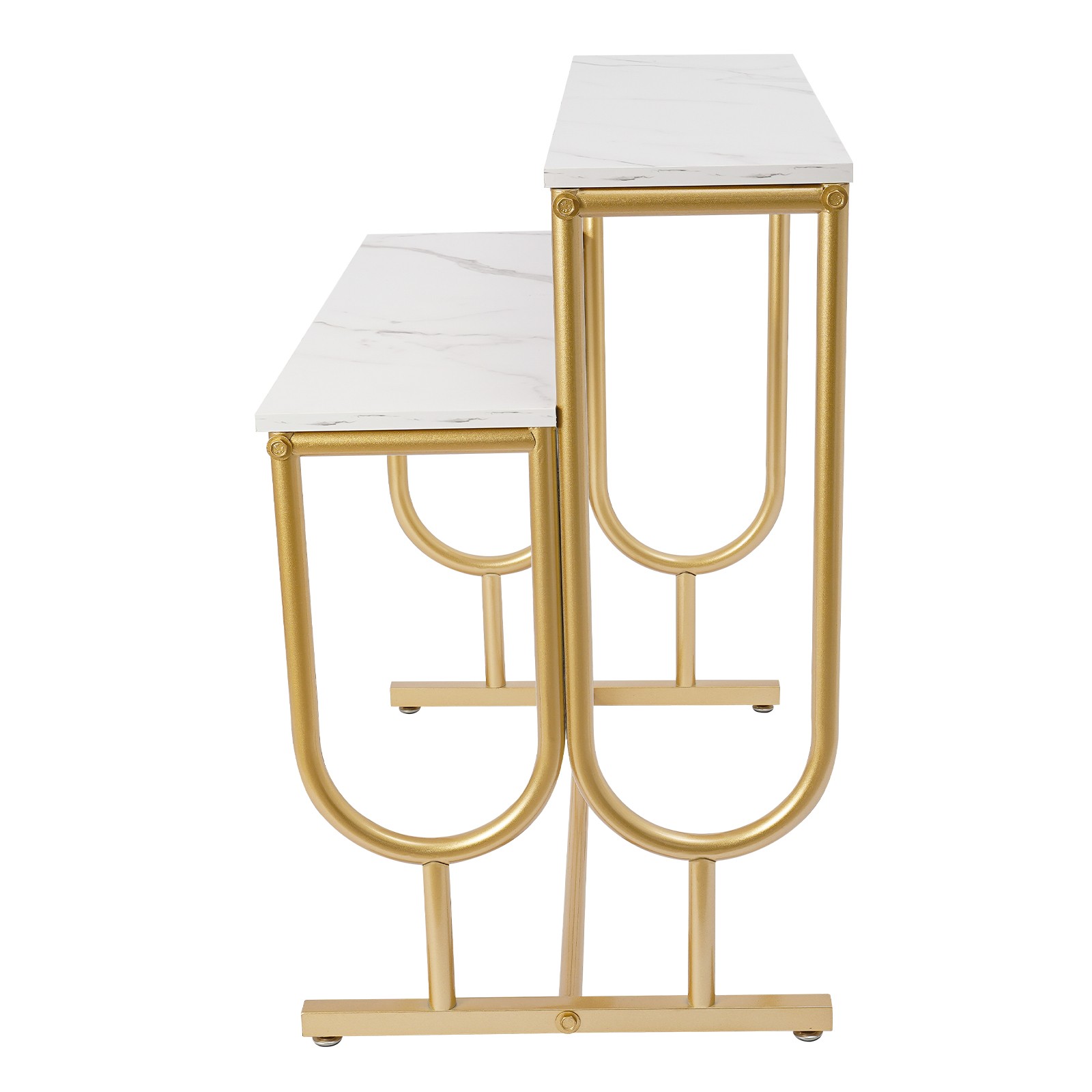 Purse Display Stand, Free Standing Handbag Display Stand, 2 Tier Display Table