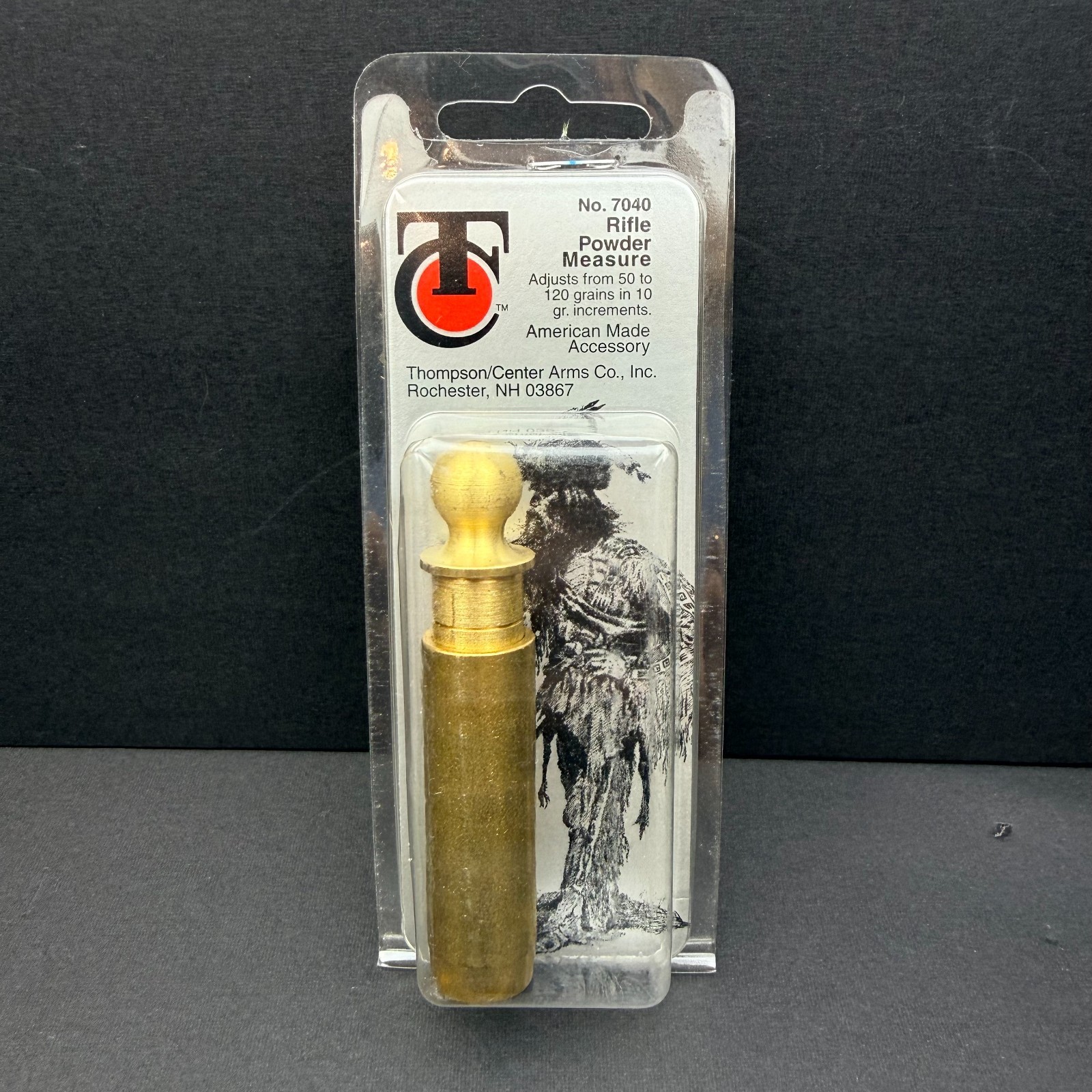 Thompson Center T/C 7040 Rifle Powder Measure 50-120 Grains Brass NOS