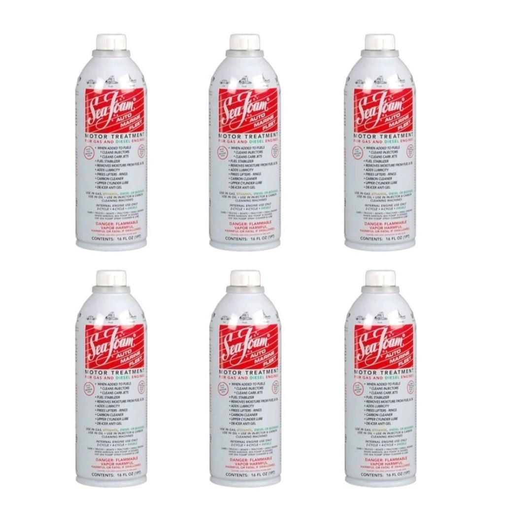 Sea Foam Motor Treatment 16oz Sf-16 Safe for Gas & Diesel Engines USA Made X 6