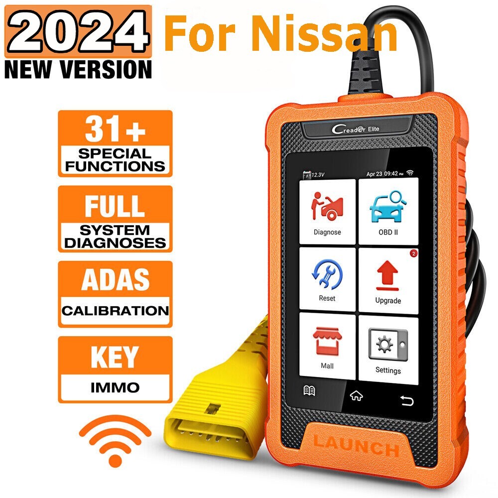 LAUNCH Creader Elite for Nissan OBD2 Car Diagnostic Scanner ECU Key Coding IMMO