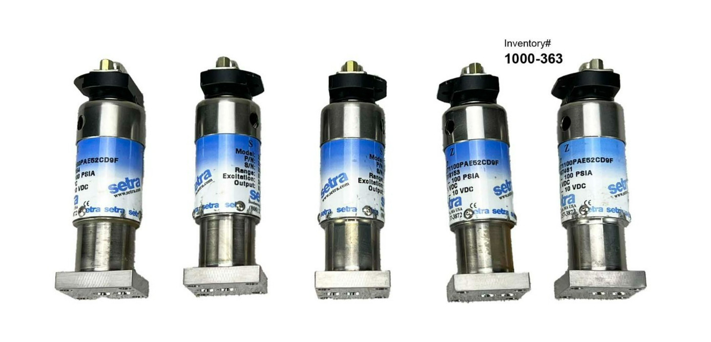 Setra 227 Pressure Transducer 2271100PAE52CD9F , lot of 5 *used working