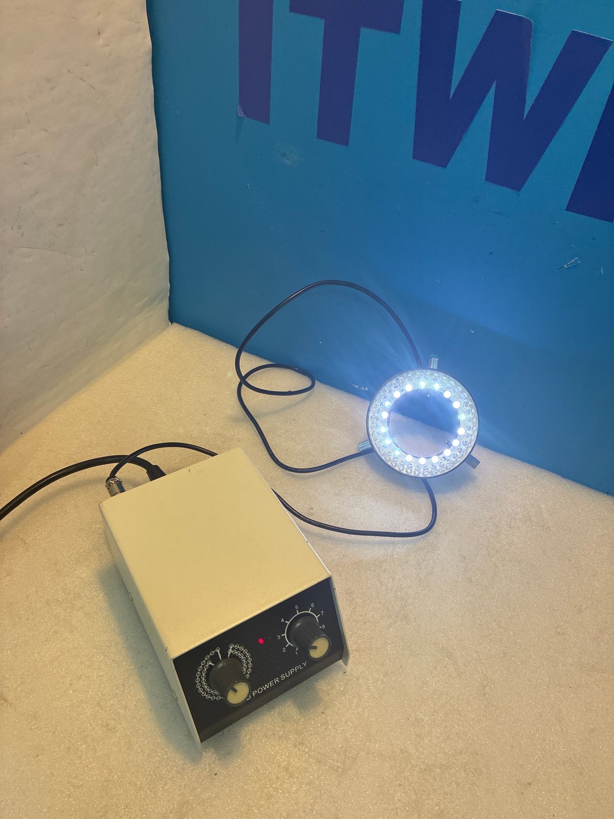 🔥 LED Ring Light for Stereo Microscope with LED Power Supply Controller