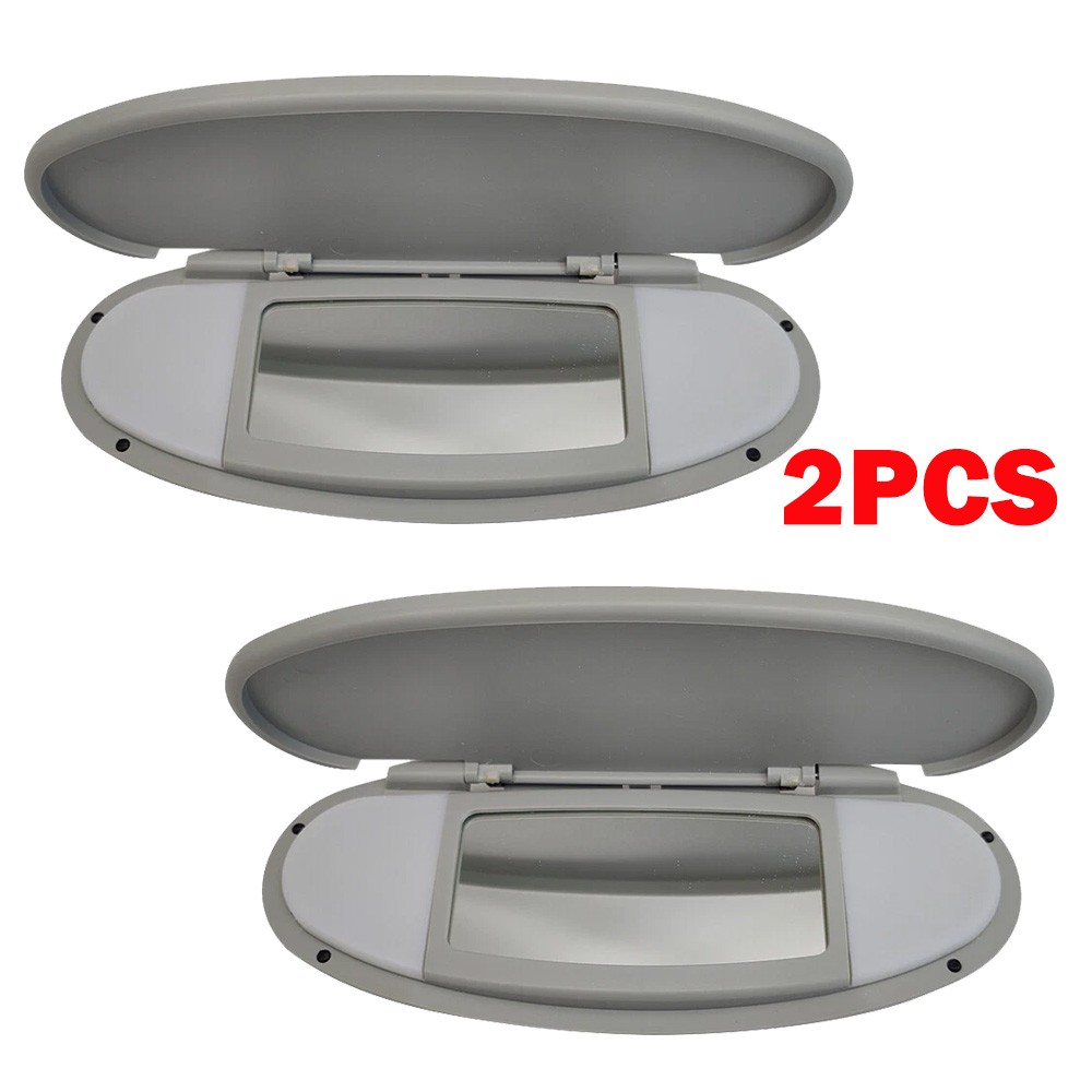 2Pcs Sun Visor Vanity Mirror For 2007-14 BMW Mini Cooper R55-R61 51167361833 NEW