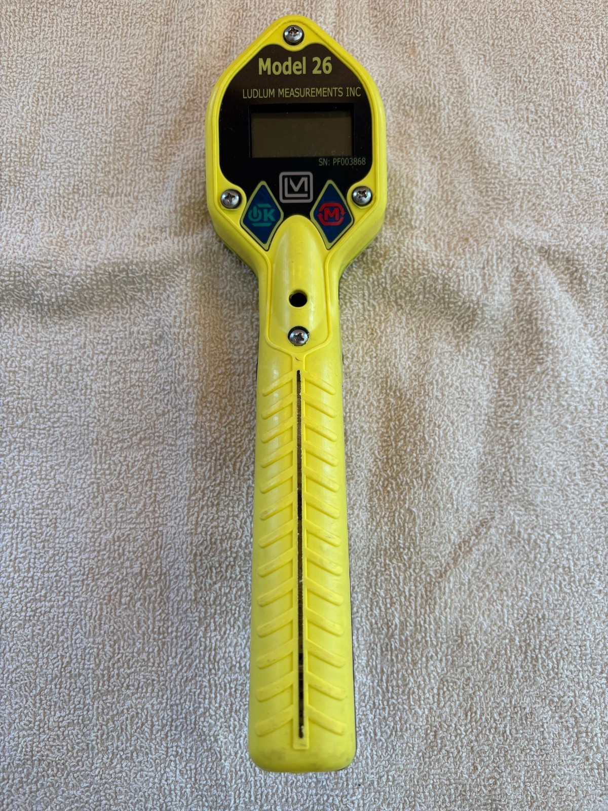 Ludlum Model 26 Integrated Rugged Pancake GM Detector - Excellent Condition