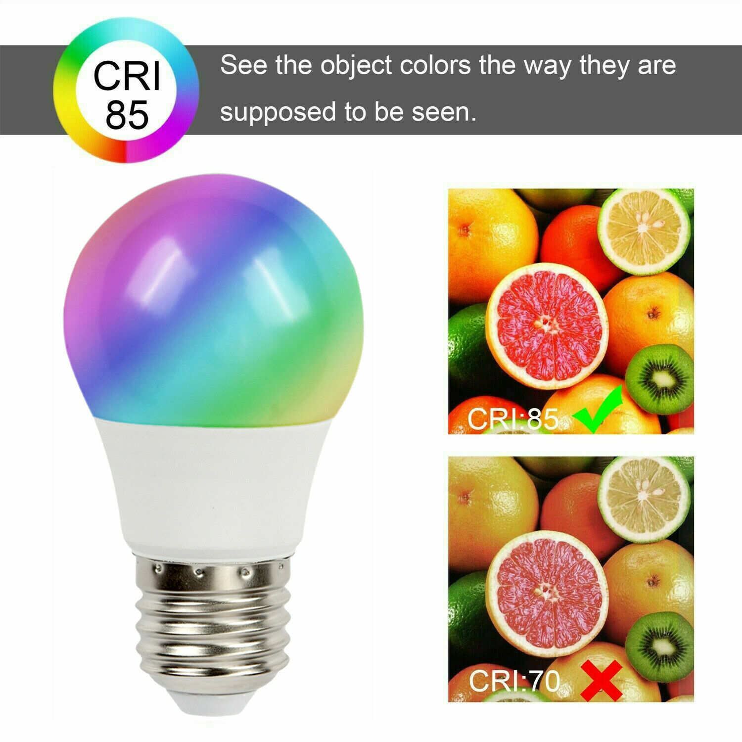 RGB RGBW LED Bulb Light 16 Color Changing E27 Lamp IR Remote Controller Dimmable