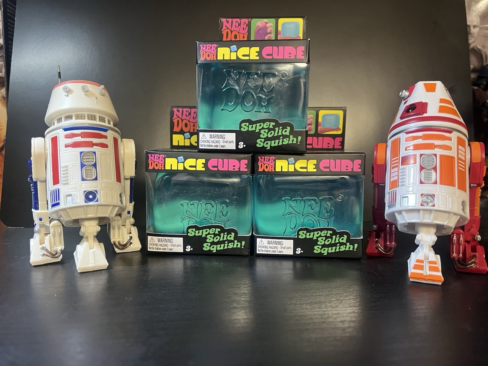 NeeDoh Nice Cube Blue 3 Pack New, Factory Sealed Ships Quick