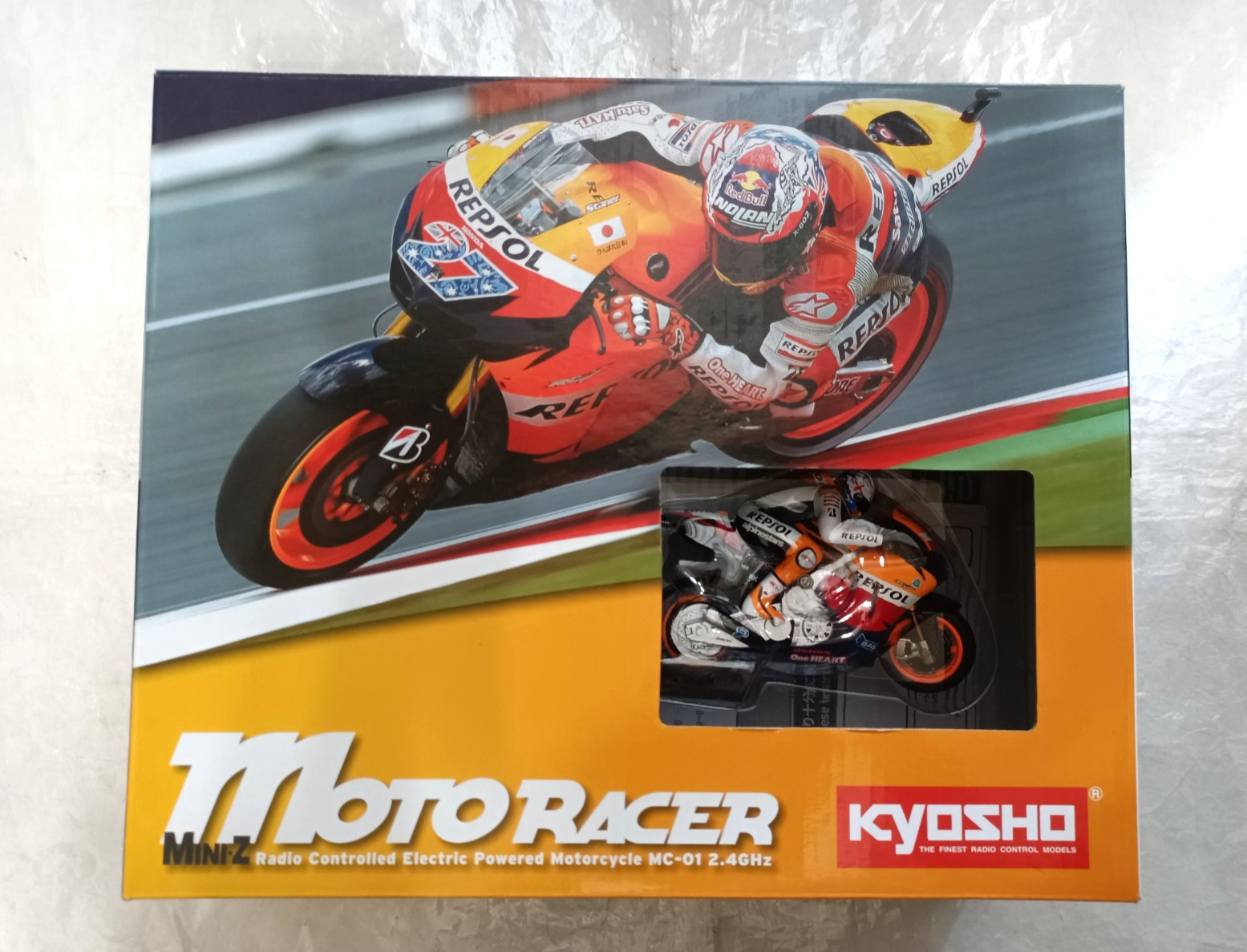 Kyosho Mini-Z Moto Racer REPSOL Honda RC212V No.27 Casy Stoner Option Suspension