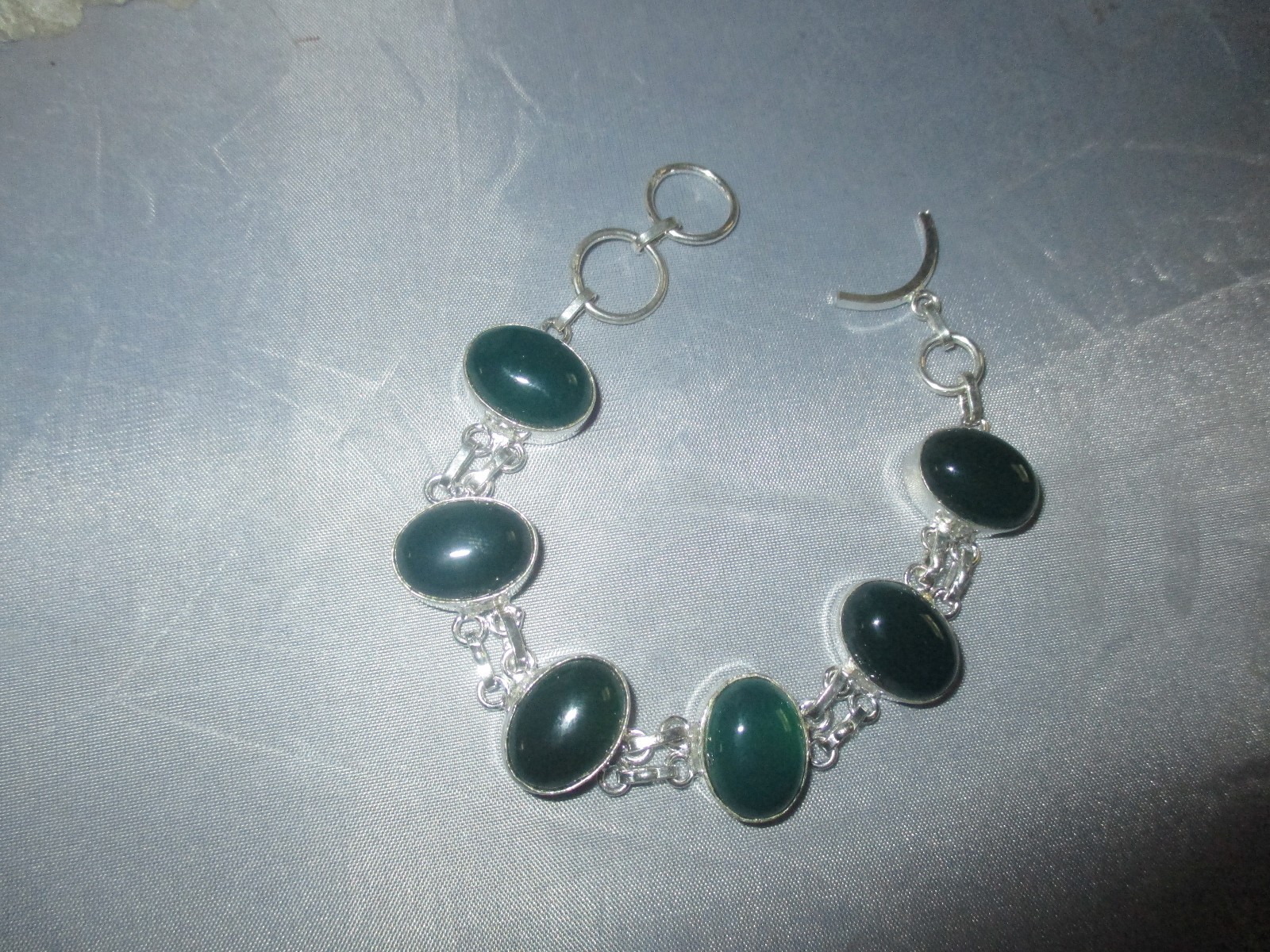 BEAUTIFUL NEW CHRYSOPRASE NATURAL GEMSTONE BRACELET 8" BRACELET NICE GIFT