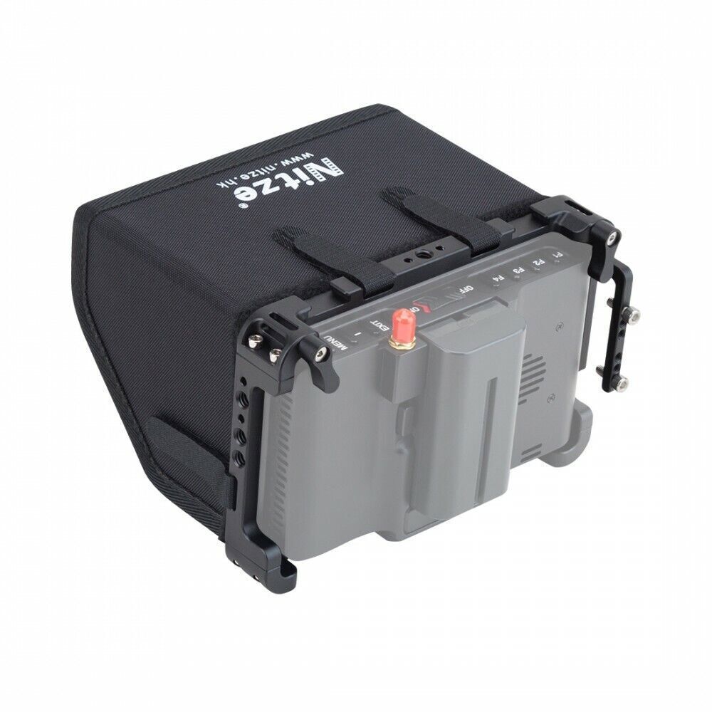 Nitze JT-I01B Camera Monitor Cage Sunhood for Portkeys LH5P/LH5P II 5.5" Monitor