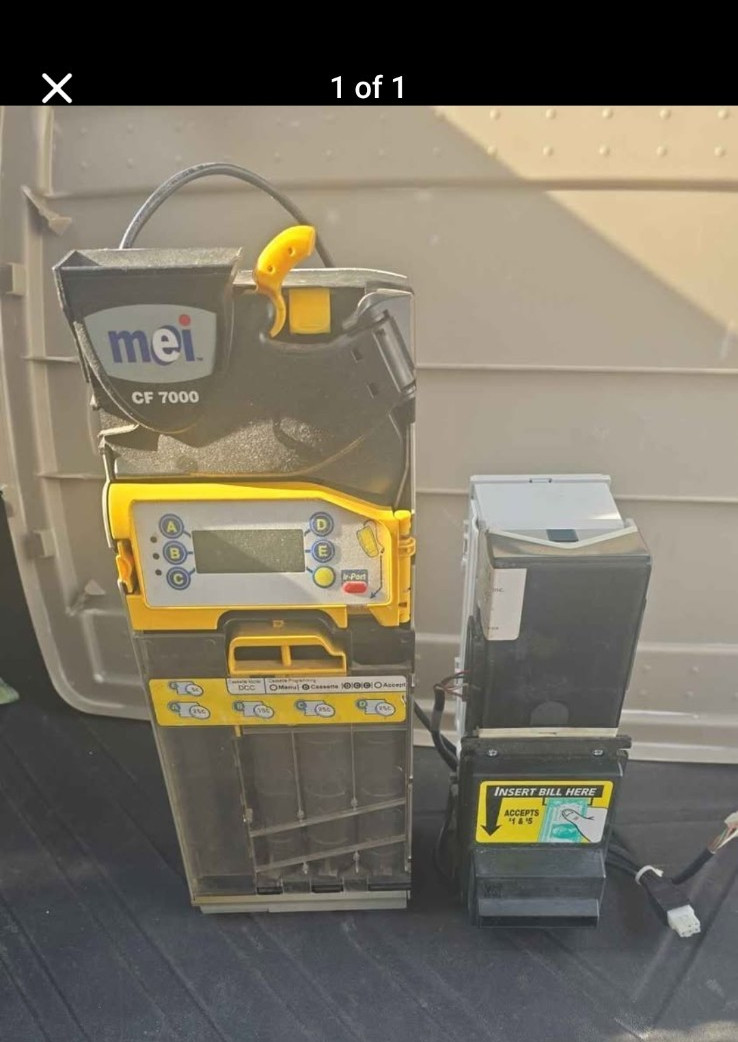 Mei CF 7000 Bill Validator and Coin Mechanism for Vending Machine Payment System