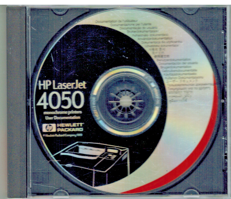 HP LaserJet 4050 Monochrome Laser Printer User Documentation CD-ROM (1995)