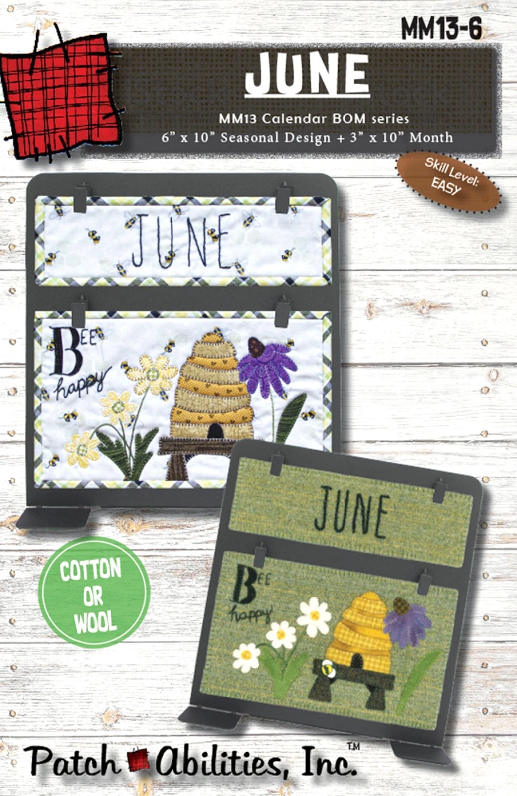 Patch Abilities June Calendar Series Block of the Month MM13-6