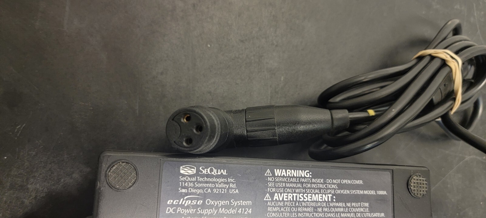 SeQual Oxygen Supply Eclipse 4124 DC Power Supply - 150 Watts