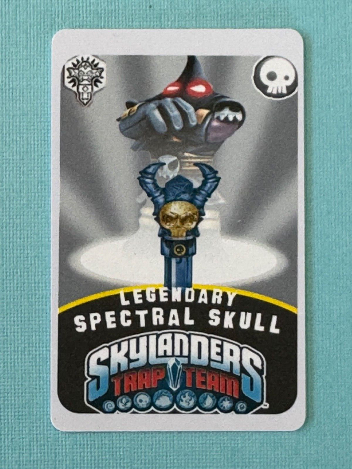 Skylanders Trap Team Legendary Spectral Skull Trap NFC Card
