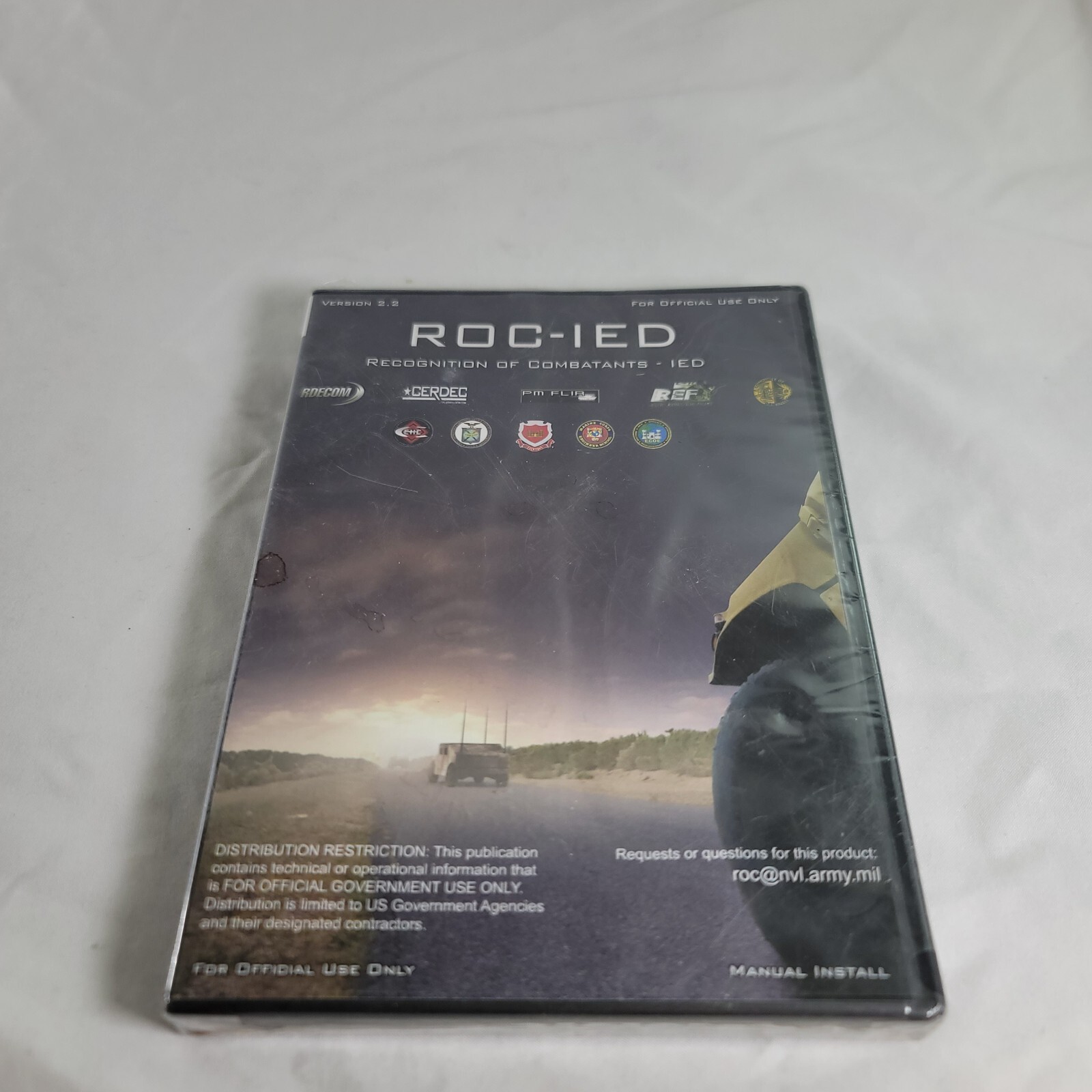 ROC-IED Ver. 2.3 Software PC CDROM Recognition of Combatants IED New Sealed 2009