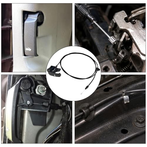 Hood Release Cable & Handle Assembly, Compatible with 1999-2007 Chevy 15142953