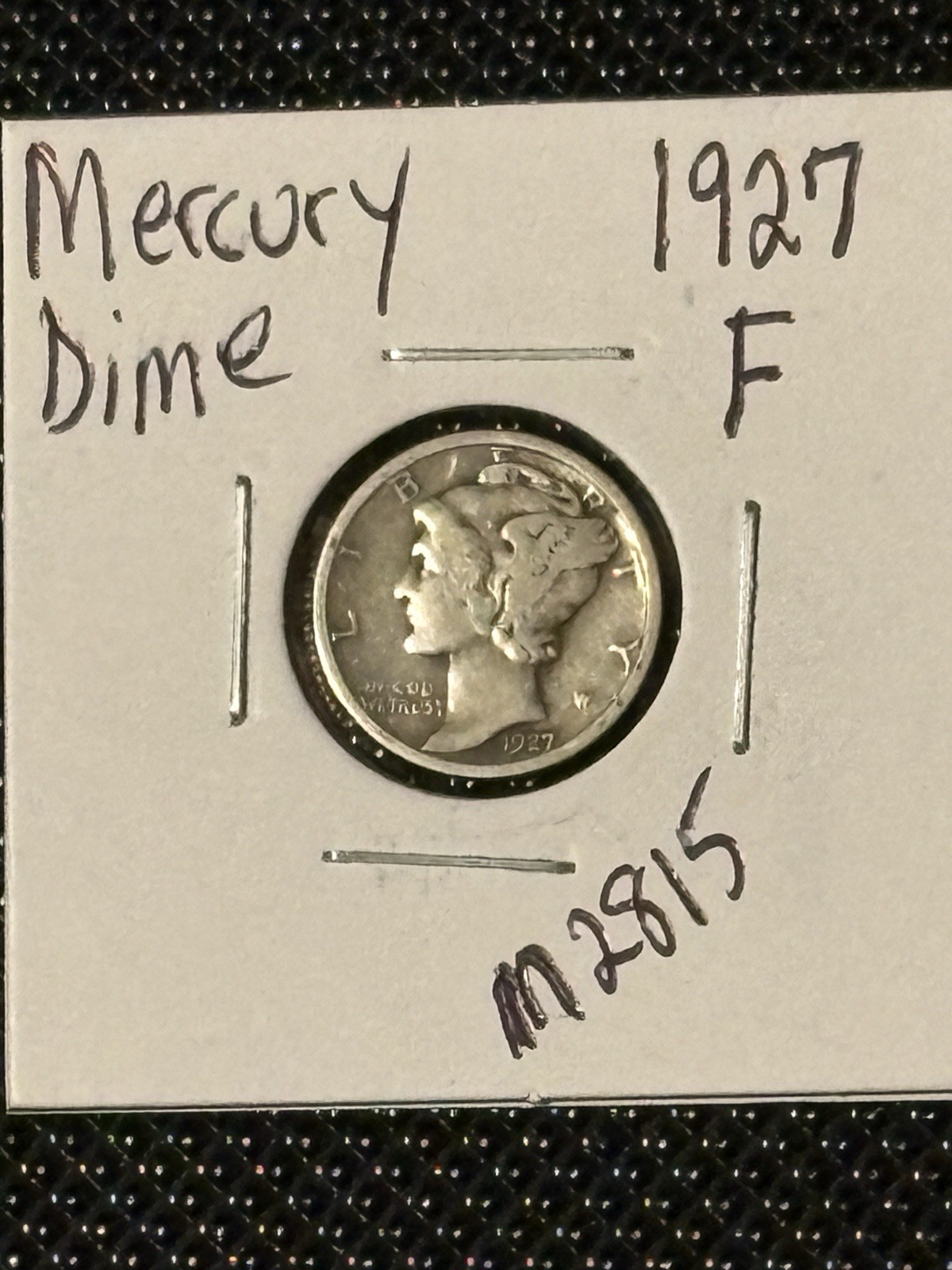 1927 Mercury Dime