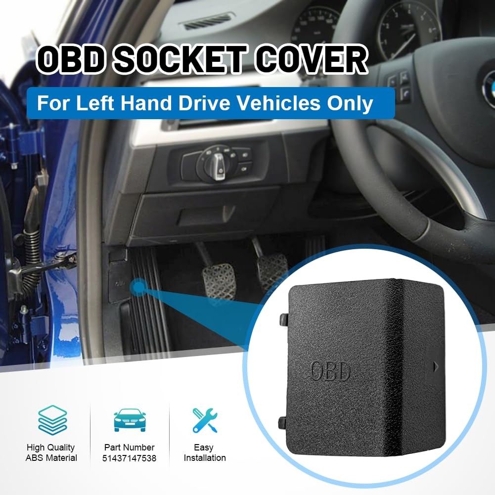GZYF Car Auto Interior OBD Socket Cover Protector for BMW 3 Series E90...