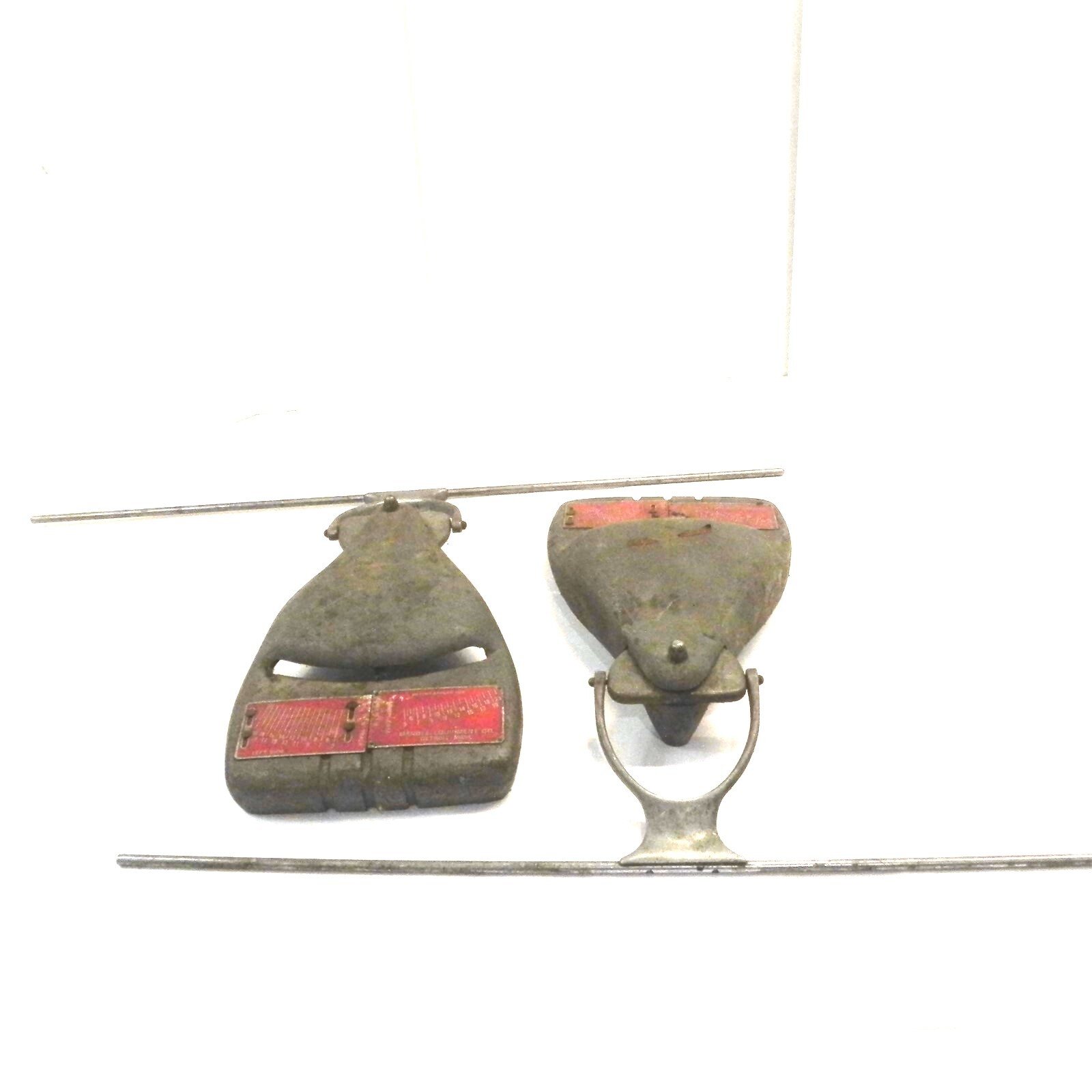VINTAGE LATE 30's EARLY 40's MANBEE EQUIPMENT CO. TOE-IN ALIGNMENT TOOLS PAIR 2