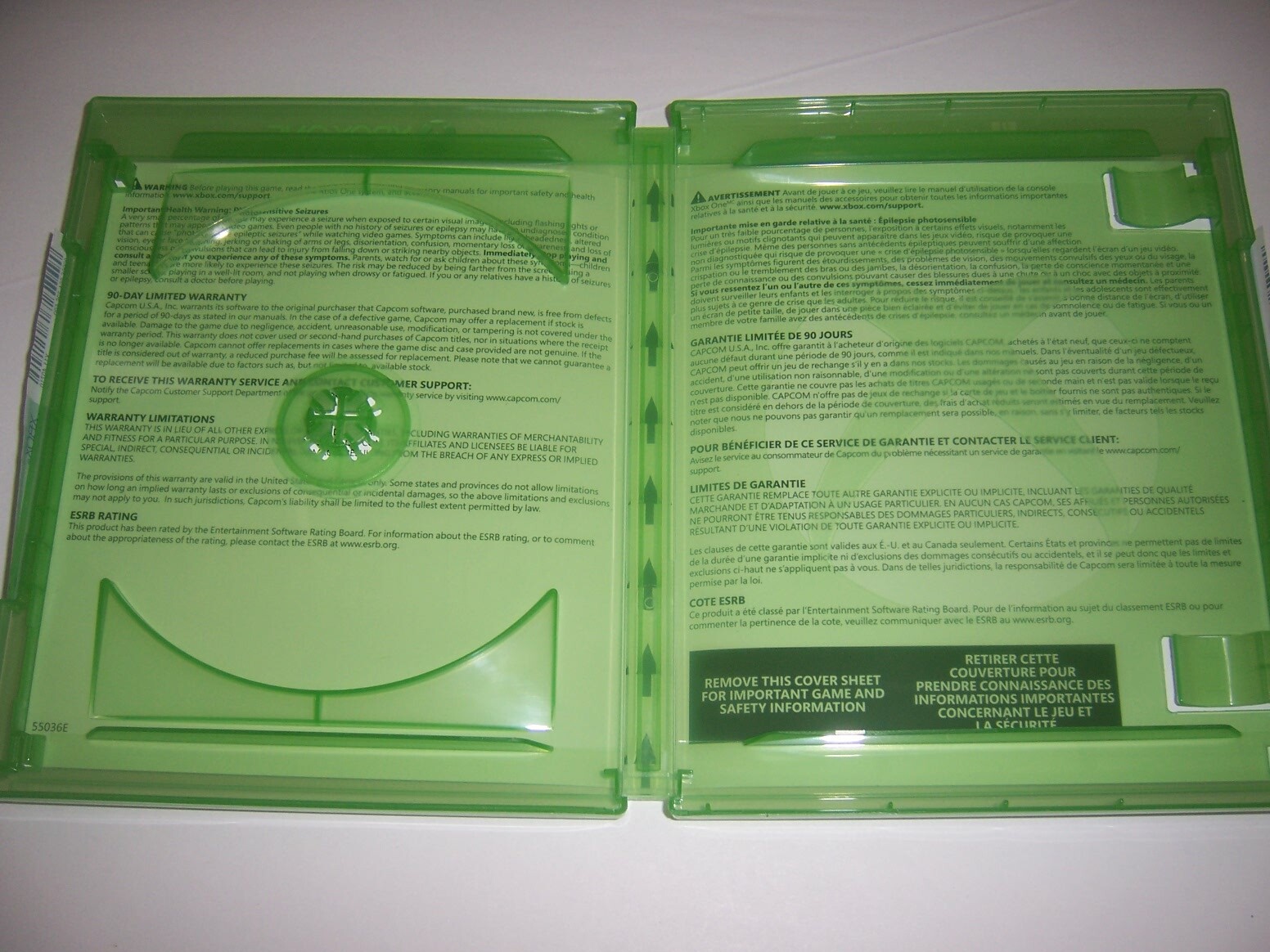 Original Box Case Replacement Microsoft Xbox One XB1 Resident Evil 2 Two