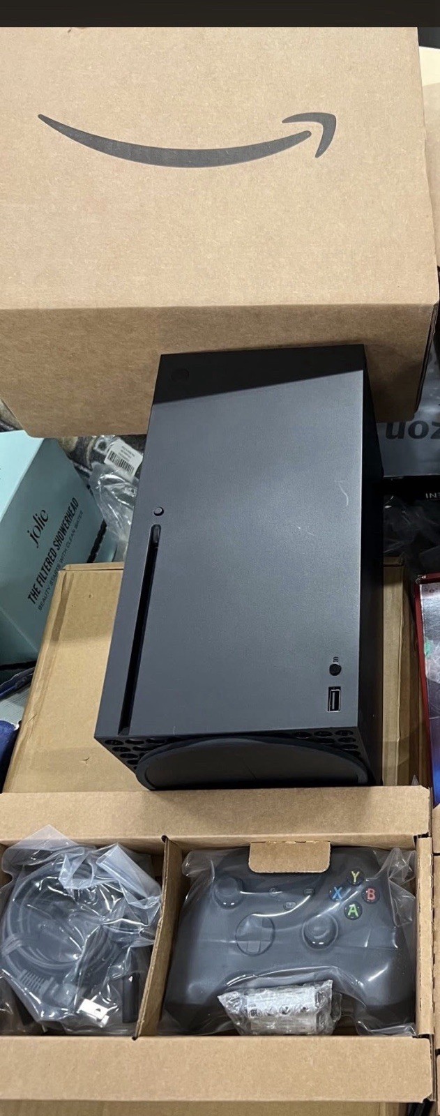 Microsoft Xbox Series X Black Console Wi-Fi HDMI USB-A with Controller