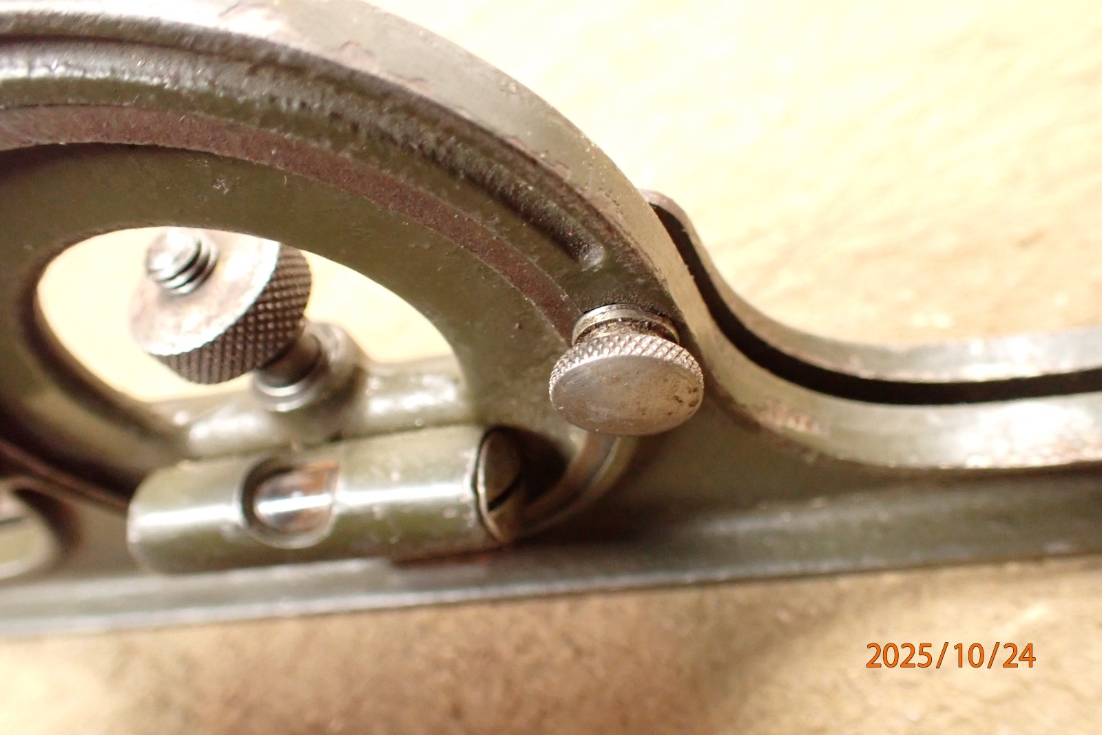 VINTAGE LUFKIN PROTRACTOR HEAD MACHINIST TOOL