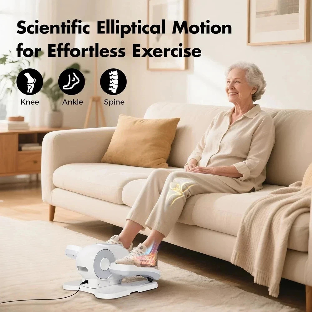 Ellipse Leg Exerciser as Seen on TV, Under Desk Elliptical Machine, Seated Ex