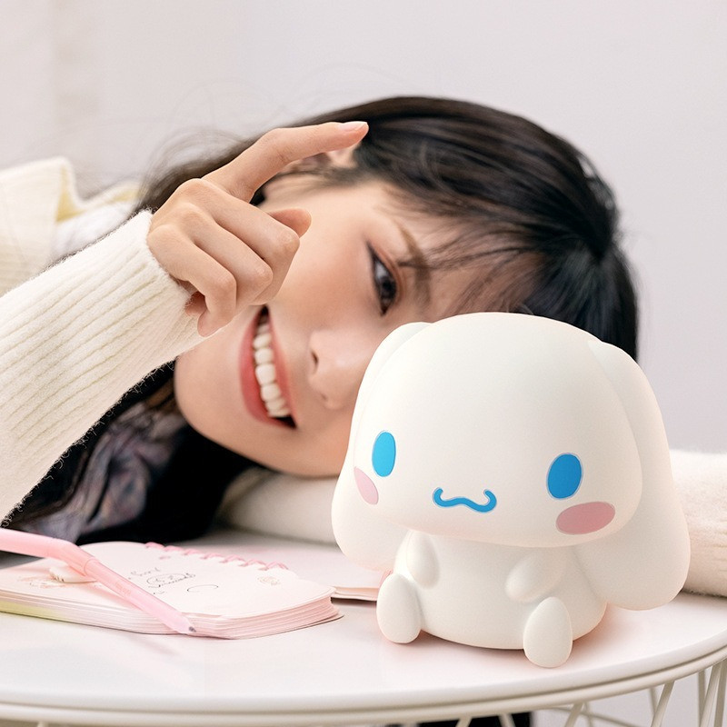 Cinnamoroll Pat Night Light Cartoon Cute USB Rechargeable Induction Bedside Lamp
