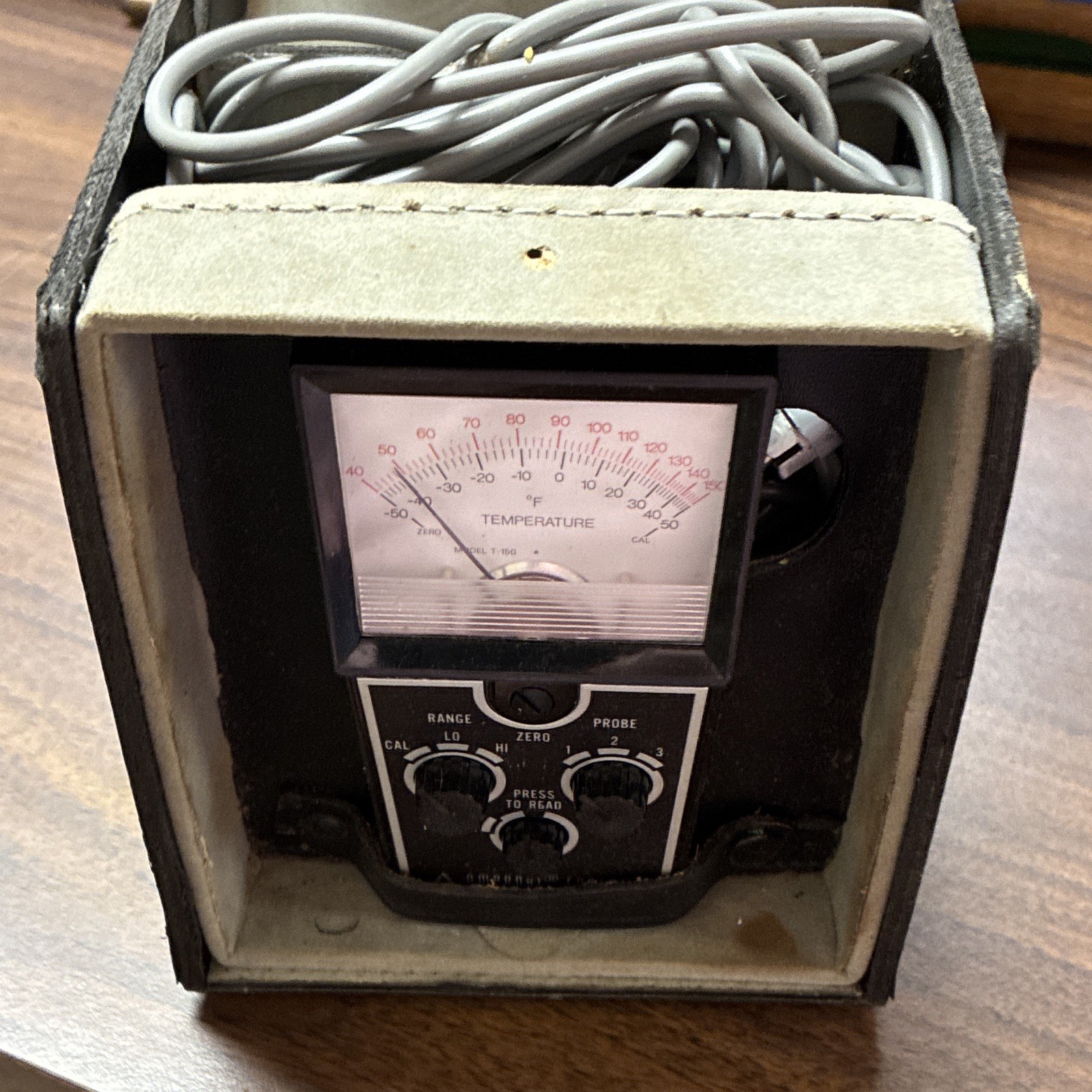 Amprobe Fastemp T-150 Analog Temperature Tester Meter w/ Probes & Carry Case